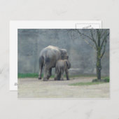 Briefkaart van de liefdesliefhebber van moeder (Voorkant / Achterkant)