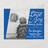 Briefkaart van de liefdesorganisatie en de feestda (Voorkant)