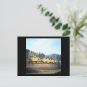 Briefkaart van de locomotief (Staand voorkant)