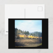 Briefkaart van de locomotief (Voorkant / Achterkant)