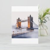 Briefkaart van de London Bridge (Staand voorkant)