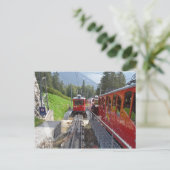 Briefkaart van de loodreis (Staand voorkant)