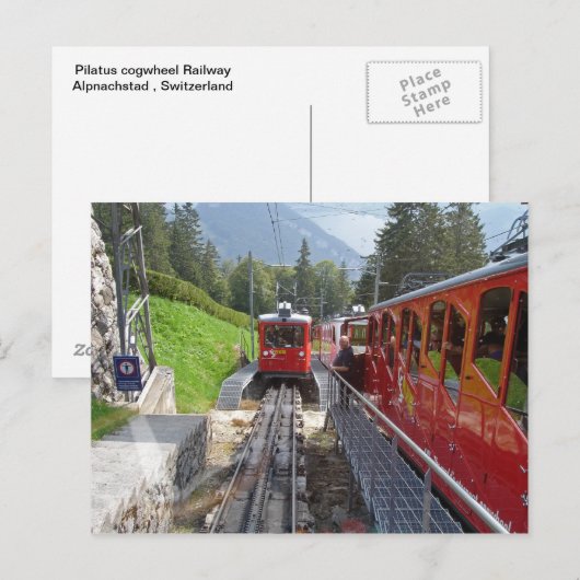 Briefkaart van de loodreis (Voorkant / Achterkant)