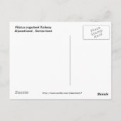 Briefkaart van de loodreis (Achterkant)