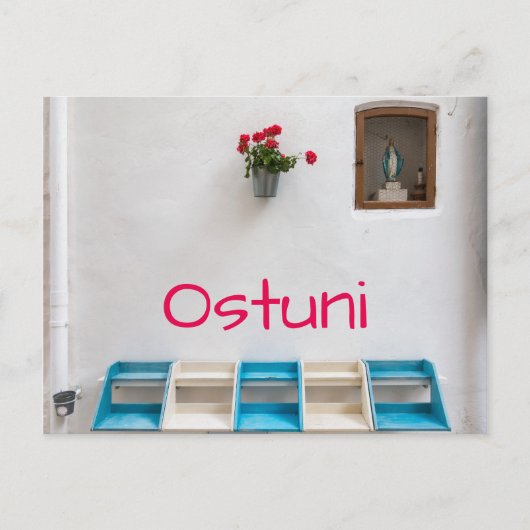 Briefkaart van de maagd Mary street altar shrine t (Voorkant)