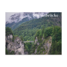 Briefkaart van de Marienbrückebrug