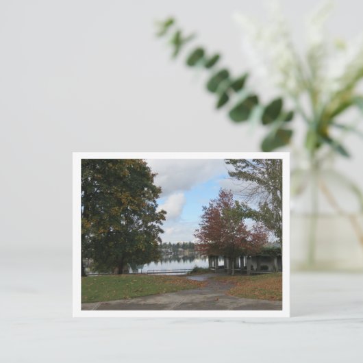 Briefkaart van de Meridiaanse Herfst (Staand voorkant)