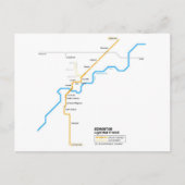 Briefkaart van de metro Edmonton (Voorkant)