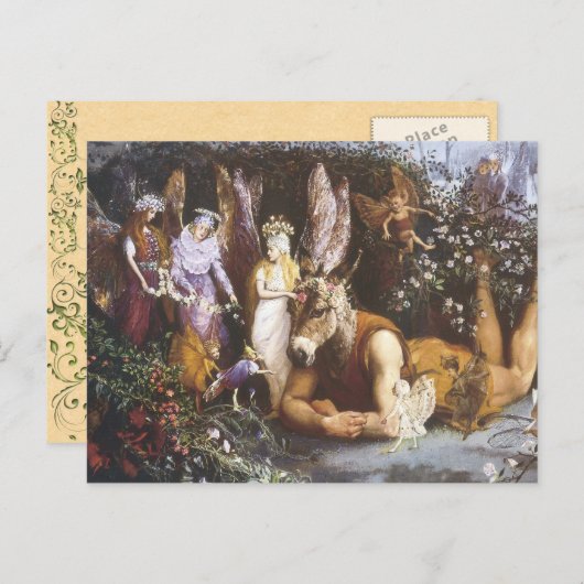  Briefkaart van de Mid-Summer Faerie (Voorkant / Achterkant)