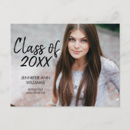 Briefkaart van de minimalistische fotograafpartij