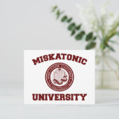Briefkaart van de Miskatonic University (Staand voorkant)