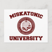 Briefkaart van de Miskatonic University (Voorkant)
