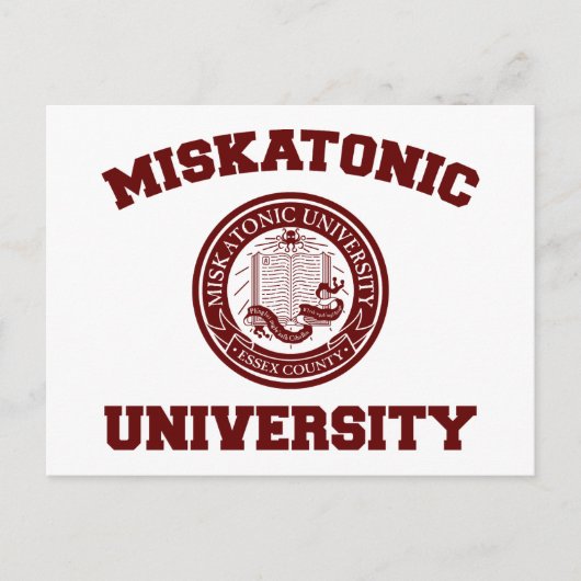 Briefkaart van de Miskatonic University (Voorkant)
