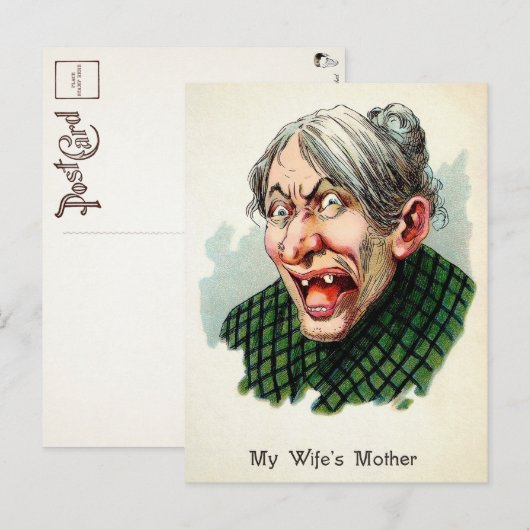  Briefkaart van de moeder van mijn vrouw (Voorkant / Achterkant)