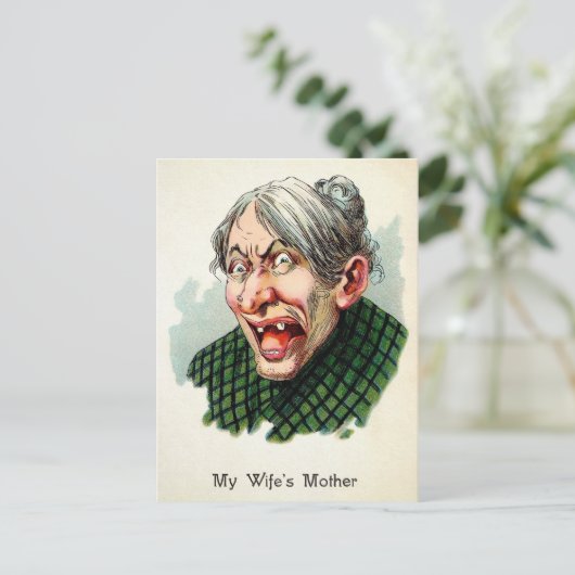  Briefkaart van de moeder van mijn vrouw (Staand voorkant)