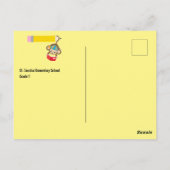Briefkaart van de Monkeys Greeting New Teacher Sch (Achterkant)