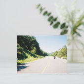 Briefkaart van de motorrijder — een mooie ride (Staand voorkant)