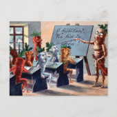 Briefkaart van de muziekklasse  wortelen (Voorkant)