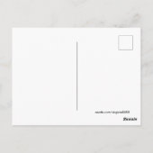 Briefkaart van de nachtelijke nachtelijke ligging (Achterkant)