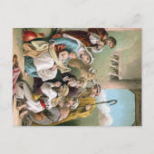 Briefkaart van de nativiteitsscène (Voorkant)