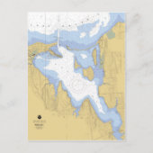 Briefkaart van de Nautical Harbor Chart op Sodus B (Voorkant)