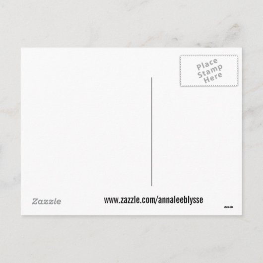 Briefkaart van de Noordelijke Vakantie (Achterkant)