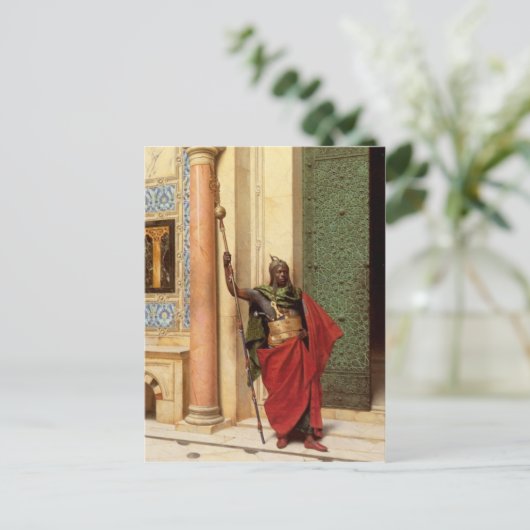 Briefkaart van de Nubische Garde (Staand voorkant)