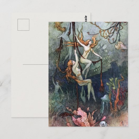  Briefkaart van de Nymphs (Voorkant / Achterkant)