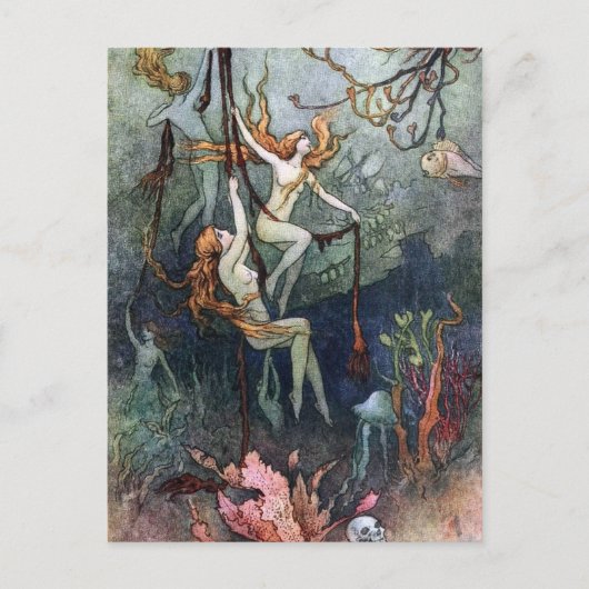 Briefkaart van de Nymphs (Voorkant)