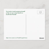 Briefkaart van de olieramp Florida (Achterkant)