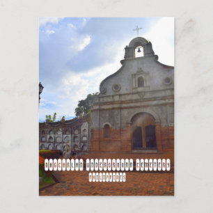 Briefkaart van de ondergrondse begraafplaats Nagca