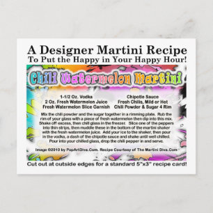 Briefkaart van de onderneming Chili Watermelon Mar