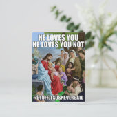 Briefkaart van de Onverwisselbare Liefde (SJNS) (Staand voorkant)