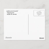 Briefkaart van de openingswet (Achterkant)