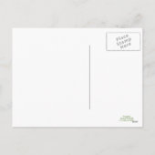 Briefkaart van de Oranje lelie van Pasen (Achterkant)