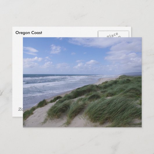 Briefkaart van de oregonkusten (Voorkant / Achterkant)