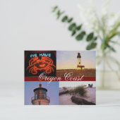 Briefkaart van de oregonkusten (Staand voorkant)