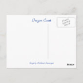 Briefkaart van de oregonkusten (Achterkant)