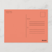 Briefkaart van de oregonkusten (Achterkant)