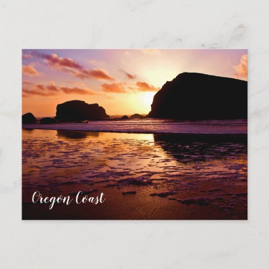 Briefkaart van de oregonkusten (Voorkant)