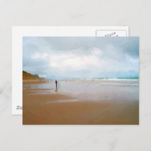 Briefkaart van de oregonkusten (Voorkant / Achterkant)