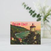 Briefkaart van de oregonkusten (Staand voorkant)