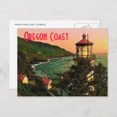Briefkaart van de oregonkusten (Voorkant / Achterkant)