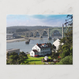 Briefkaart van de oregonkusten