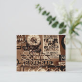 Briefkaart van de oude balk (Staand voorkant)