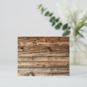 Briefkaart van de oude eikenhout (Staand voorkant)