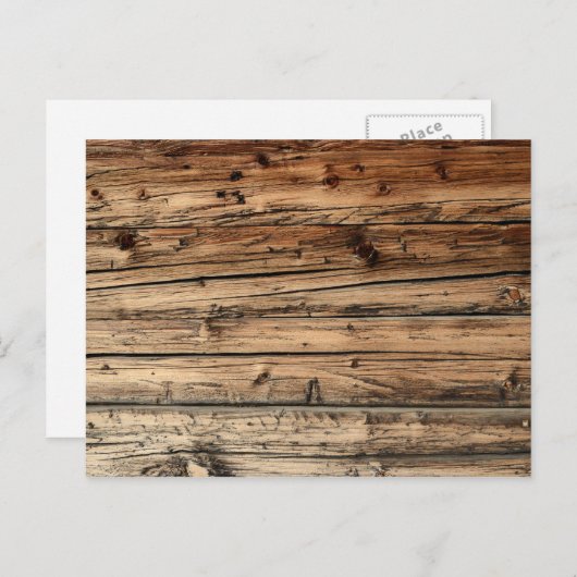 Briefkaart van de oude eikenhout (Voorkant / Achterkant)