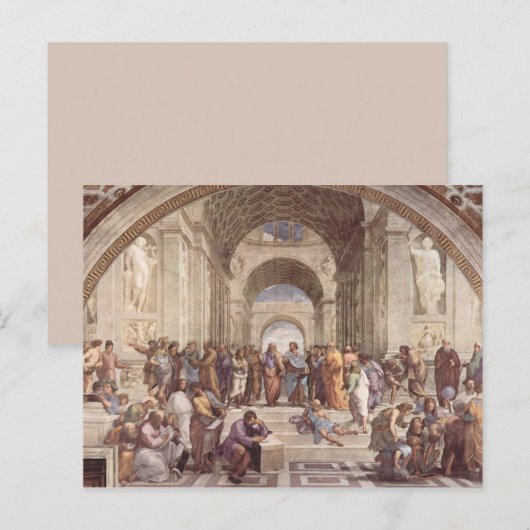 briefkaart van de Oude Kunstschool (Voorkant / Achterkant)