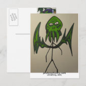 briefkaart van de oudere god (Voorkant / Achterkant)