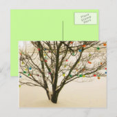 Briefkaart van de paasboom (Voorkant / Achterkant)